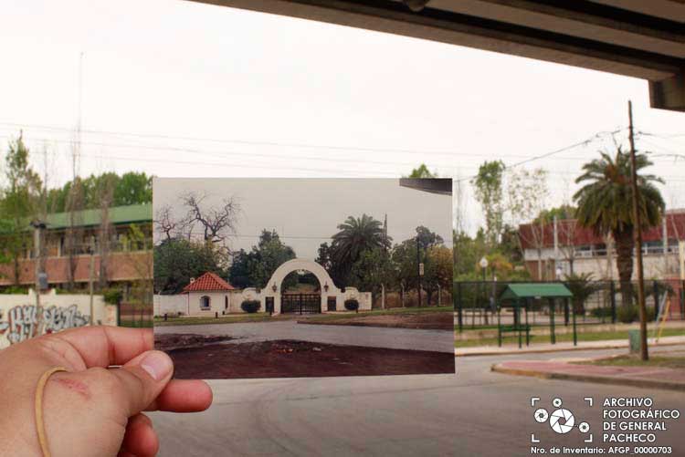 Esquina Pasaje Gral Pacheco e Hipólito Yrigoyen antes y después