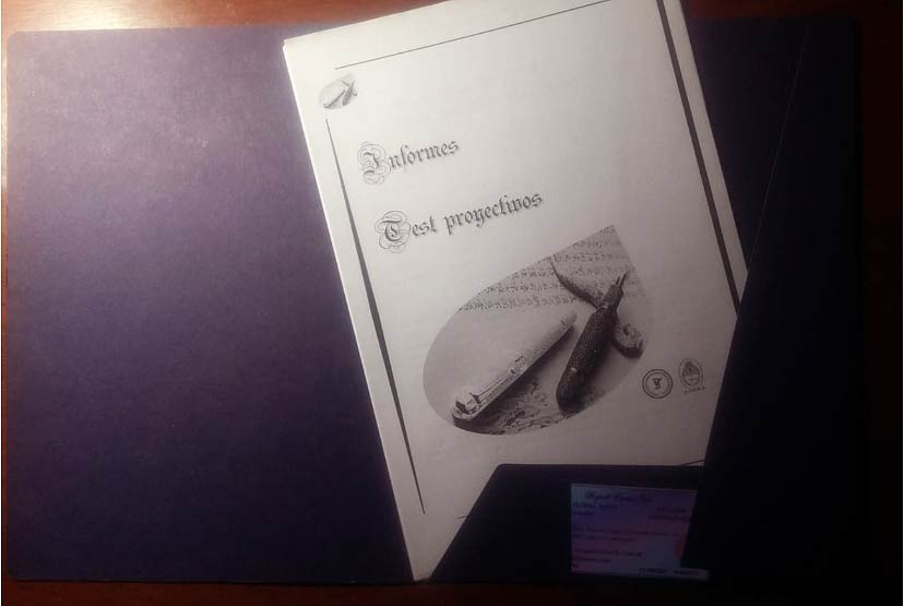 Ejemplo de informe grafológico
