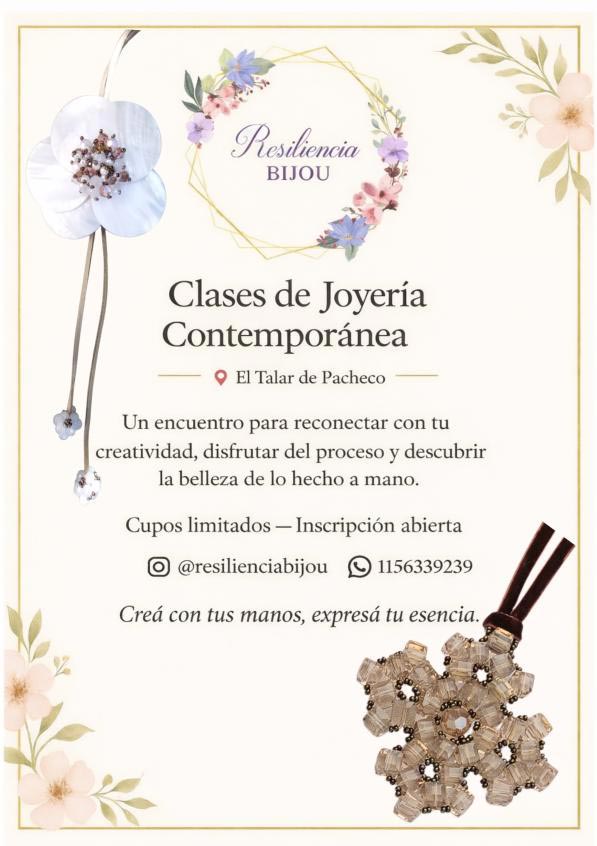 Seminario de tejido aplicado a joyería